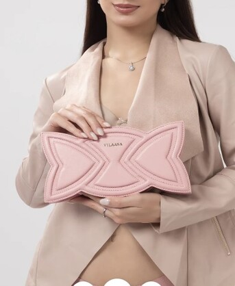 Noida, Clothing & Accessories, INR 12000,  Tulip Pink Leather Clutch Bag For Women &ndash; Elegant Style For Every Occasion