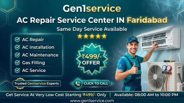 Faridabad, Air Conditioning, AC Service Repair Center In Spring Field Colony Faridabad