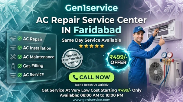 Faridabad, Air Conditioning, AC Service Repair Center In SGM Nagar Faridabad