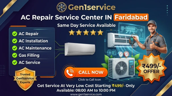 Faridabad, Air Conditioning, AC Service Repair Center In Neharpar Faridabad