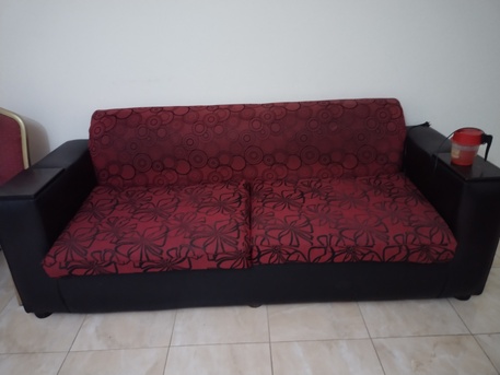 Al Bawadi, Furniture, SAR 1100,  SOFA SET (3+2)  &ndash; GREAT CONDITION FOR SALE URGENTLY
