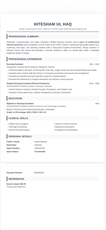 Riyadh, Job Seekers, Nursing Assistant