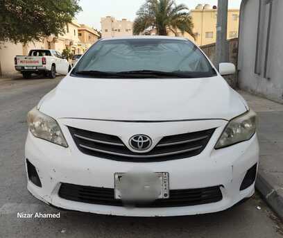 Jubail, Vehicles, Cars & Trucks , SAR 23500,  Toyota Corolla,  2013,  Automatic,  335000 KM,  Corolla  -White For Sale