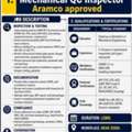 Mechanical QC Inspector Aramco Approved.
