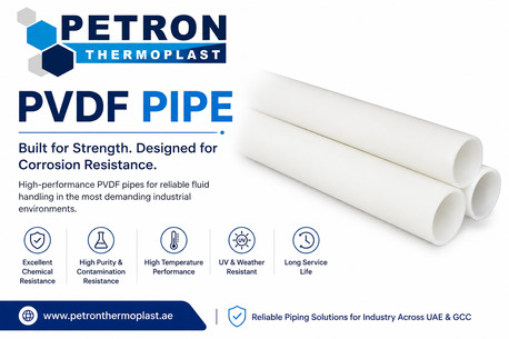 Ras Al Khaimah, Business, Looking Best PVDF Pipe Supplier In UAE - Petron Thermoplast