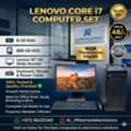 BHD 48,  LENOVO Core I7 3.4GHz Speed Computer Set 19" HD Monitor 8GB RAM + 500GB HDD Ready To Use