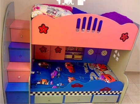 Dammam, Furniture, SAR 800,  Children Twin Bunk Bed - Two Leve