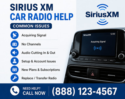 Calgary, Business, Need XM Radio Setup Support? Call +1 (888) 269-5512