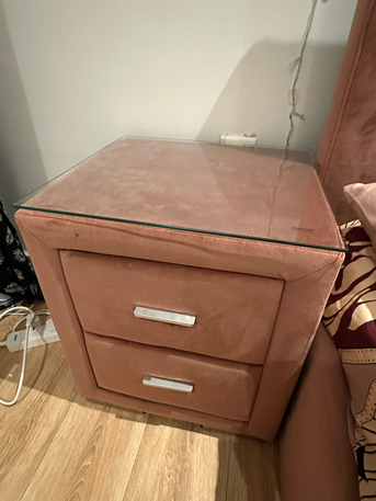 Jeddah, Furniture, SAR 1200,  Bed And Sidetable For Sale.