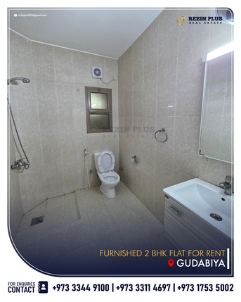 Gudaibiya, Apartments, Flats, Houses & Villas, BHD 300/year,  Furnished,  100 Sq. Meter,  Furnished 2 Bedroom Flat For Rent | 300BD (With Limit) Near Andalus Garden, Gudaibiya