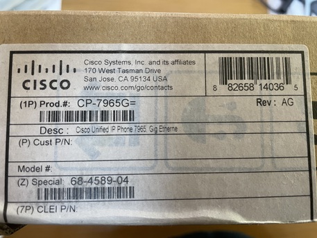Jeddah, Electronics, SAR 10800,  Cisco IP Phone - 7965