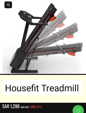 Jeddah, Sporting Goods, SAR 250,  Treadmill - Housefit