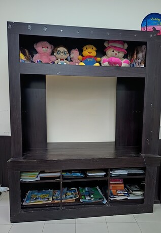 Jubail, Furniture, SAR 80,  Wooden TV Shelf