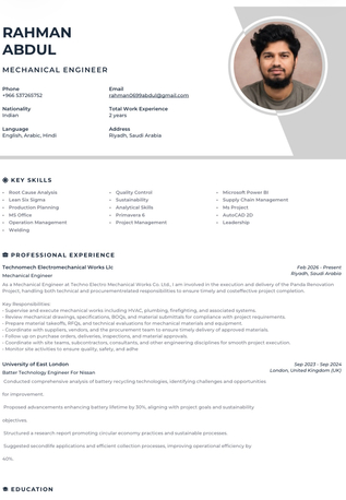 Riyadh, Job Seekers, Mechanical Engineer &ndash; Procurement | Production | Supply Chain | UK Graduate
