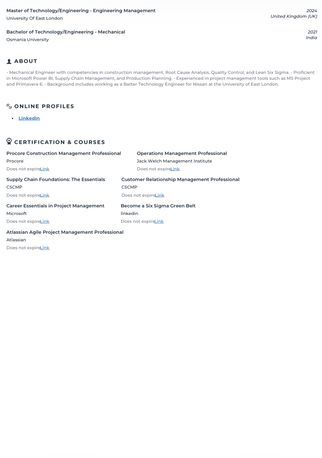 Riyadh, Job Seekers, Mechanical Engineer &ndash; Procurement | Production | Supply Chain | UK Graduate