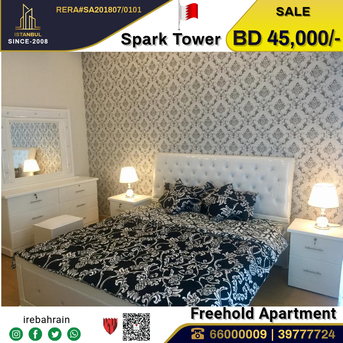 Juffair, Apartments, Flats, Houses & Villas, BHD 45000/month,  Furnished,  1 BR,  Luxury Freehold Apartment For Sale In Juffair