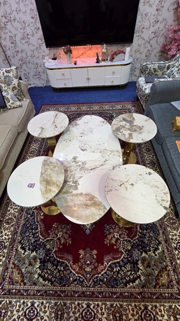 Olaya, Furniture, SAR 1000,  Center Table With 4 Small Round Table