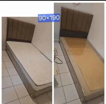 Riyadh, Household Items, SAR 11,  Single Bedframe With Mattress & 2 Door / 3 Door Cabinets Available  Single Bedframe