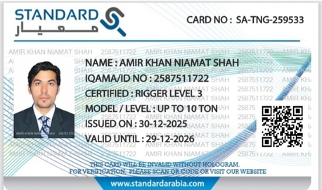 Riyadh, Job Seekers, Rigger Lever 2 & 3