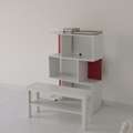 BHD 20,  Rearly Used Student Book Shelf And Books Stool