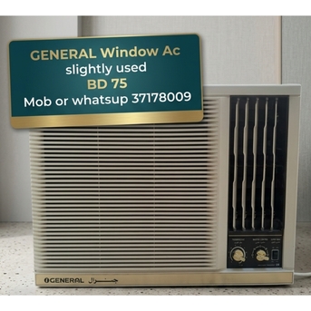 Manama, Air Conditioners, BHD 75,  🌍🌏GENERAL Window  In Good Condition For Sale With Delivery And Fixing