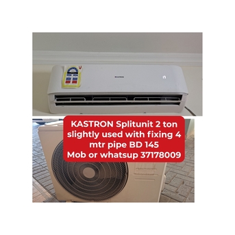 Manama, Air Conditioners, BHD 145,  🌍🌏KASTRON Splitunit 2 Ton In Good Condition For Sale With Delivery And Fixing