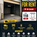 BHD 310, 118 Sq. Meter, Saar Warehouse For Rent New مستودع/ مخزن سار للايجار جديد