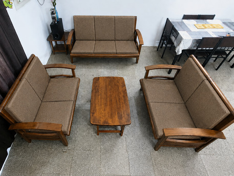 Mahooz, Household Items, BHD 60,  Wooden Sofa For Sale