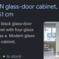 SAR 150,  Glass-door - Display Cabinet