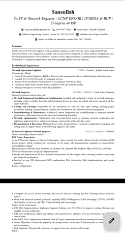 Jeddah, Job Seekers, Experienced Sr. IT & Network Engineer Available For Immediate Joining