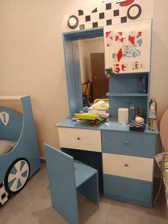 Al Malaz, Baby & Kid Stuff, SAR 1850,  Two Kids Bed Set, Cupboard  And Study Table