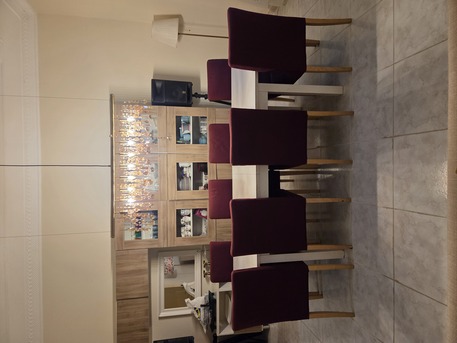 Al Safa, Furniture, SAR 1200,  IKEA Dinning Table (Extendable) With 8 Chairs (Whatsapp Only)