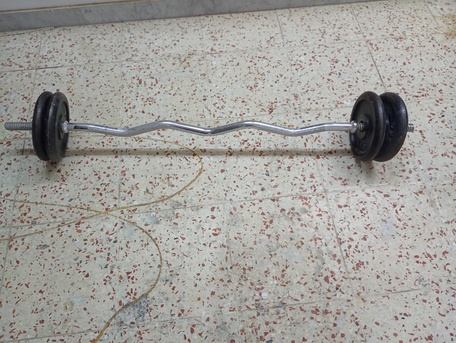 Al Iskan, Sporting Goods, SAR 900,  Gym Equipment, Dumbbell, Street Bar, Cross Bar, Bench,Iron Plate