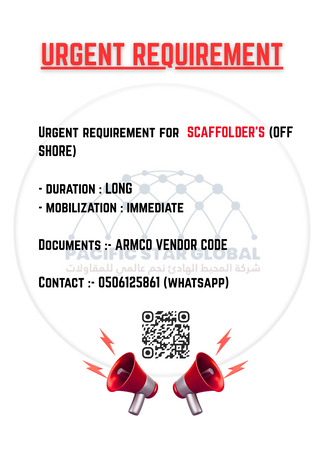Jubail, Jobs, Need Scaffolder
