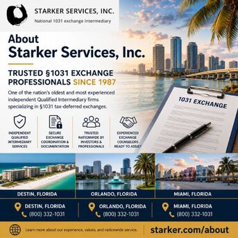 Miami, Real Estate For Sale, About Starker Services, Inc. - Trusted §1031 Exchange Professionals Serving Florida