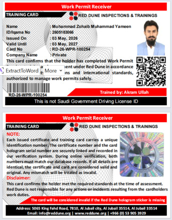Riyadh, Job Seekers, Work Permit Receiver