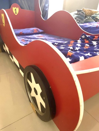 Bani Malik, Furniture, SAR 180,  Kids Car Bed Without Mattress