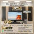 BHD 73,  Dell I7 PC 8GB RAM 22" FHD Monitor Built-in Camera, Speaker Plug & Play Teams,Zoom Install
