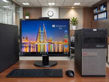 Manama, Computers, BHD 73,  Dell Core I7 Computer  Set &ndash; 8GB RAM 256GB SSD 22" Multimedia Monitor Win 11 Call-39548774