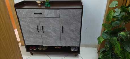 Al Malaz, Household Items, SAR 839,  Dell Flat Monitor 25", Kids Swing,3-Door Shoe Rack, Kitchen Table,Side Corner Table Modern