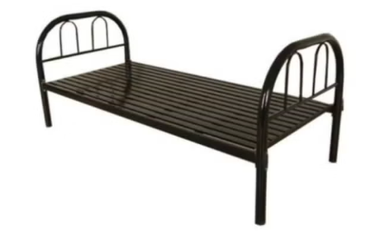 Segaya, Furniture, BHD 10,  Single - Steel Bed Black