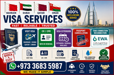 Manama, Travel, Tourist Visit Visa And Other Documents Services