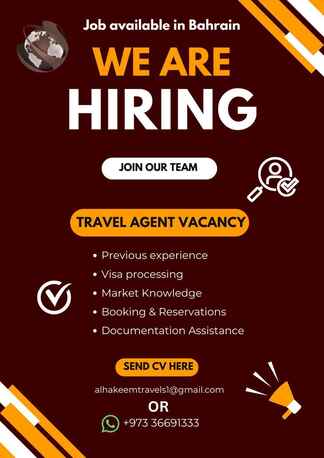 Hoora, Jobs, Travel Agent