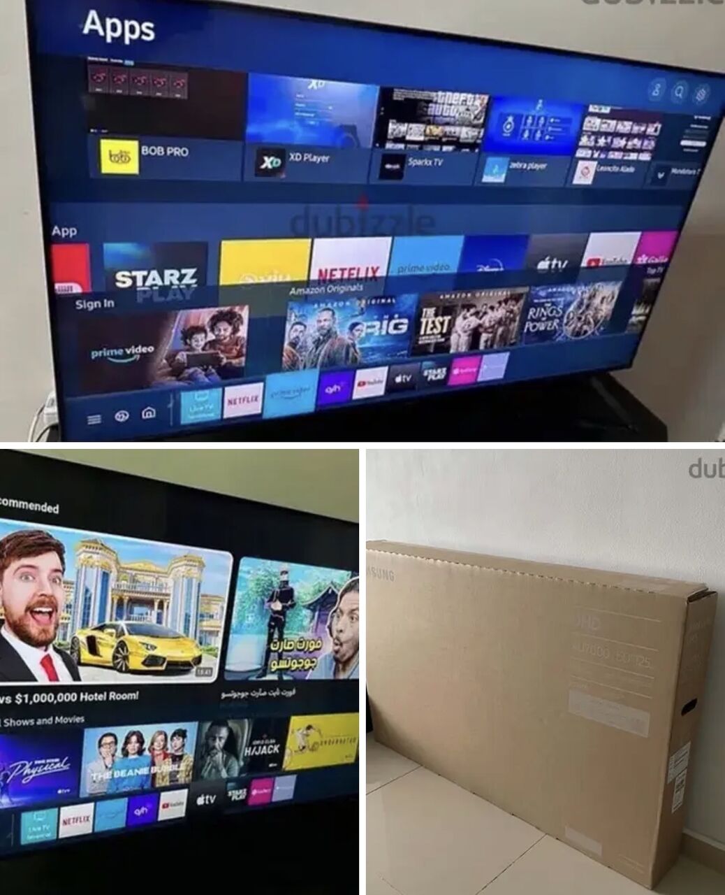 Manama, Electronics, BHD 100,  55&rdquo; Inch Samsung SMART TV 4k UHD With Box And Accessories
