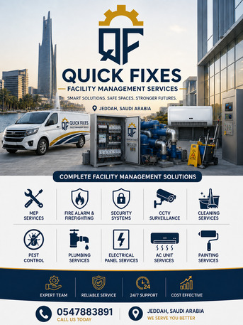 Jeddah, Air Conditioning, Home Maintenance , Facility Management Services , HVAC ,Plumbing
