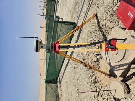 Jubail, Job Seekers, Land Surveyor With Equipment For Topographic Work