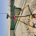 Land Surveyor With Equipment For Topographic Work