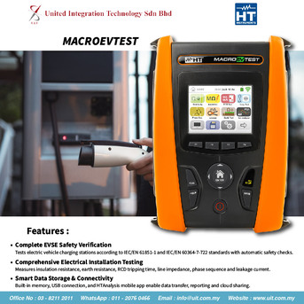 Kuala Lumpur, Electronics, HT MACROEVTEST EVSE Safety Tester