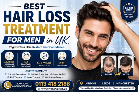 Manchester, Beautician, Leading UK Clinic For Men&rsquo;s Hair Loss Treatment
