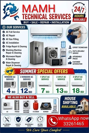 Manama, Air Conditioning, Ac Repair Service All Over Bahrain